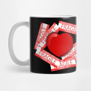 Fragile heart Mug